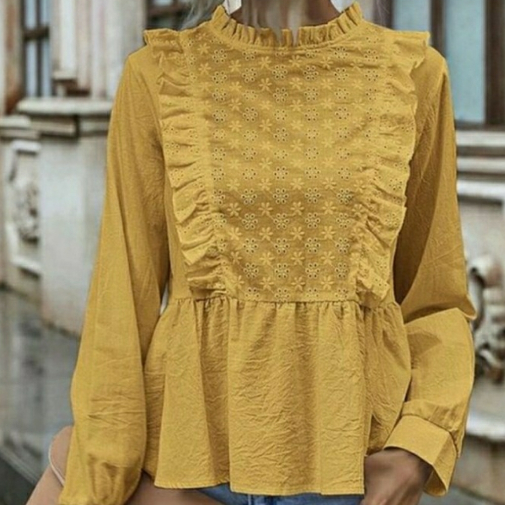 Boho-Style Peasant Top - Spot On!